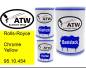 Preview: Rolls-Royce, Chrome Yellow, 95.10.454: 500ml Lackdose + 500ml Klarlack + 250ml Härter - Set, von ATW Autoteile West.